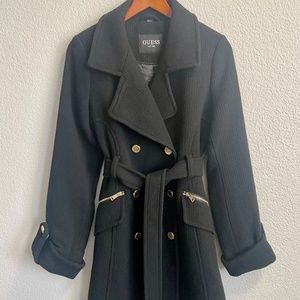 M - Women’s Black Peacoat - Brand New w/tags - Guess from Sak’s Fifth